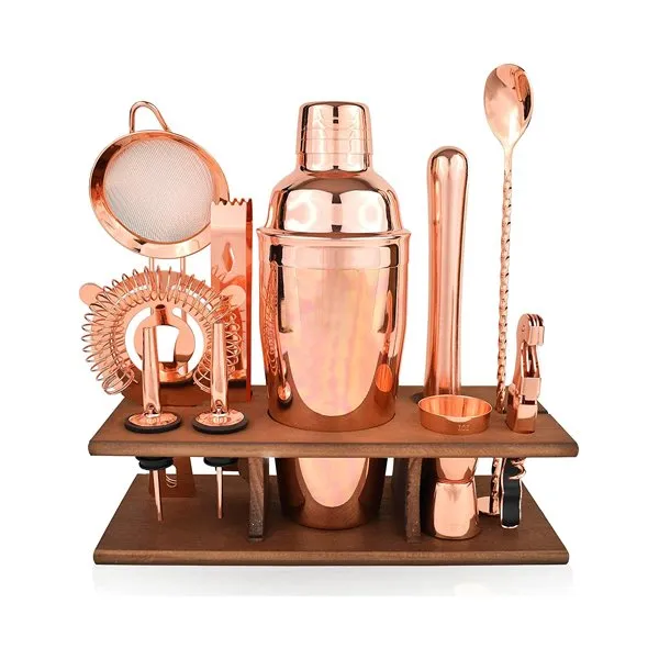 Miedziany zestaw barmański